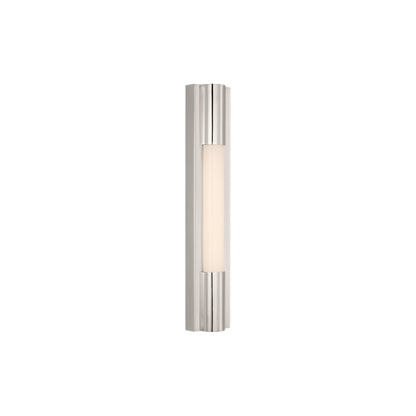 Ellington LED Bath Wall Light in Polished Nickel (16-Inch).
