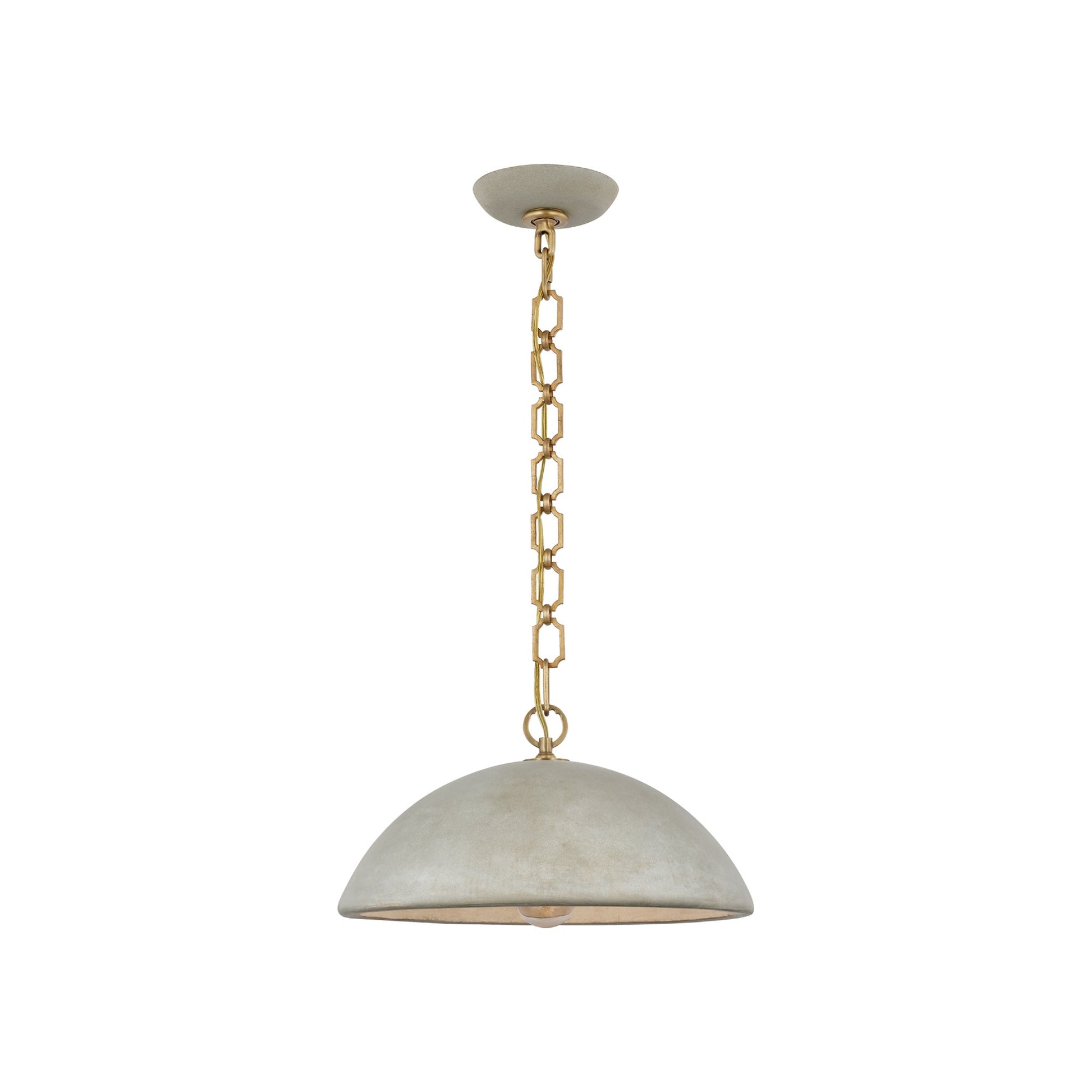 Elliot Pendant Light in Portland Gray (16-Inch).