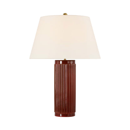 Ellora Table Lamp in Pomegranate.