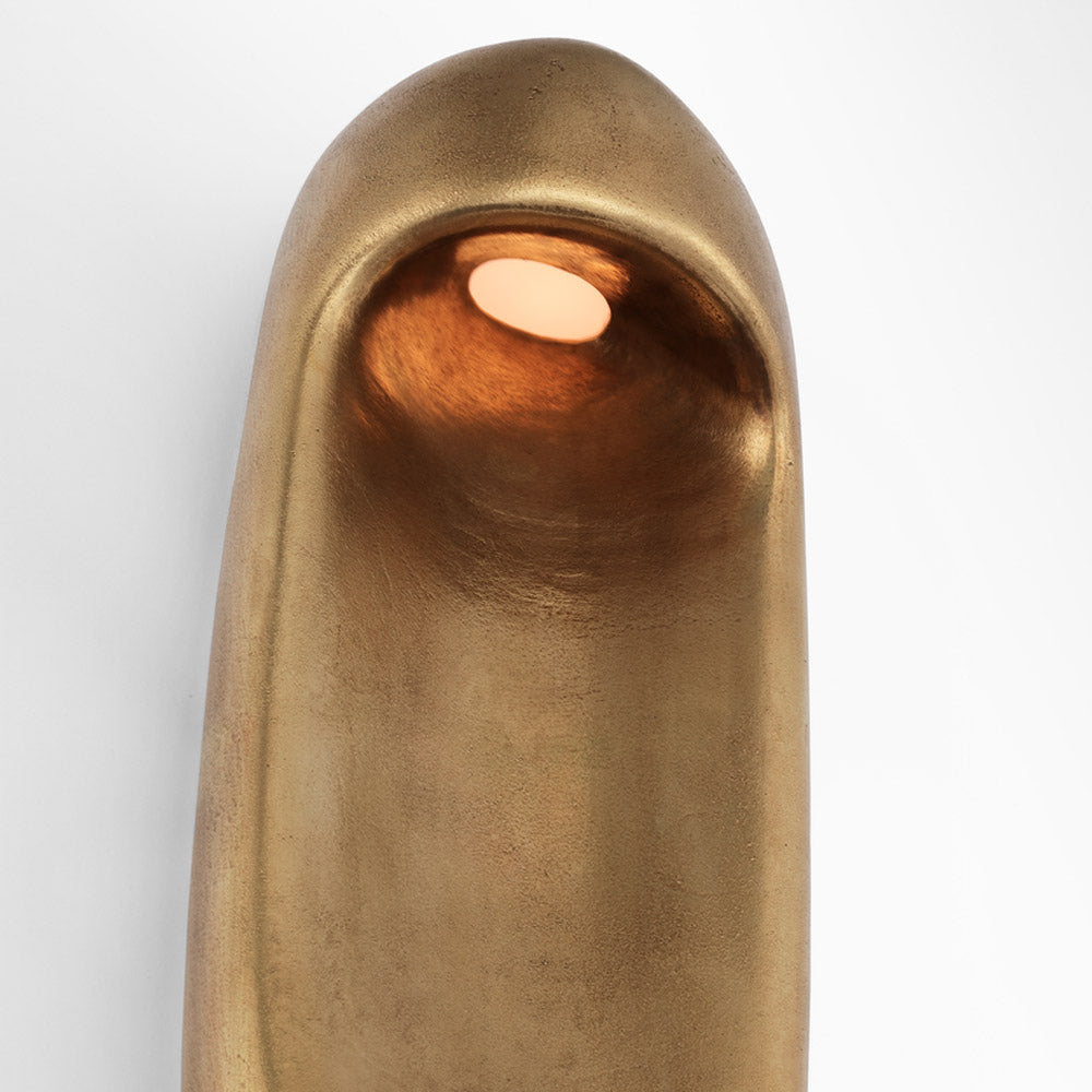 Esculpa Outdoor LED Wall Light in Detail.