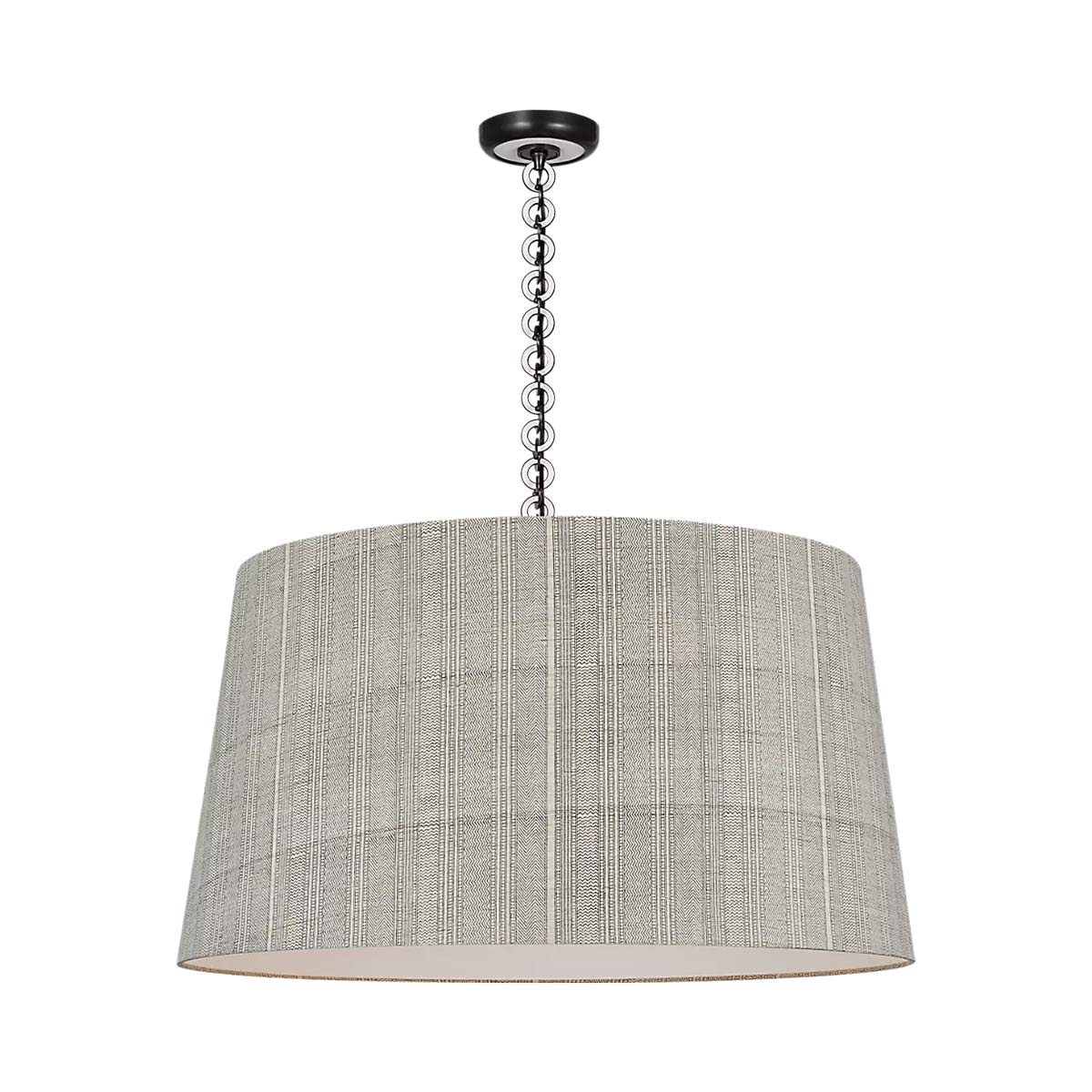 Evelyn Pendant Light in Bronze and White Oak/Natural Mohave.