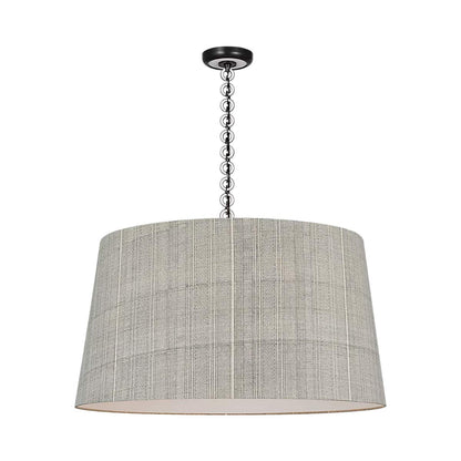 Evelyn Pendant Light in Bronze and White Oak/Natural Mohave.