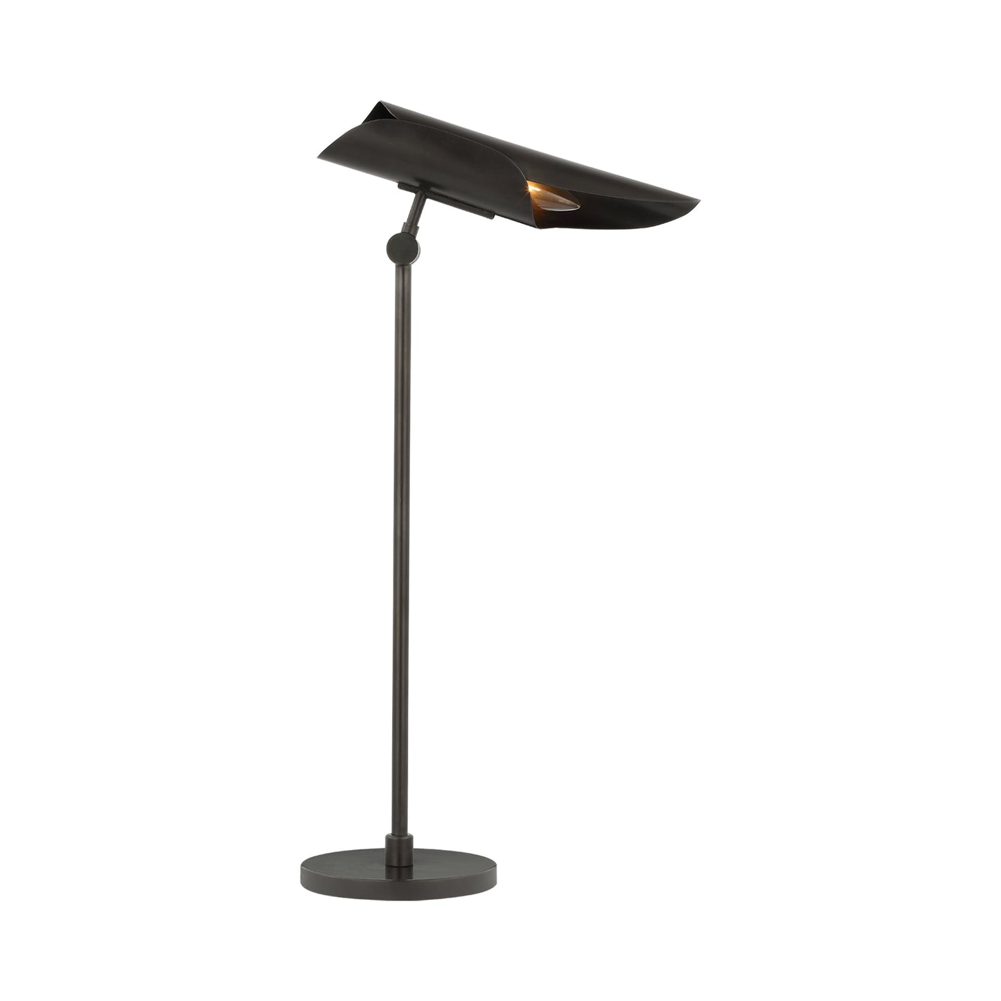 Flore Table Lamp in Gun Metal.