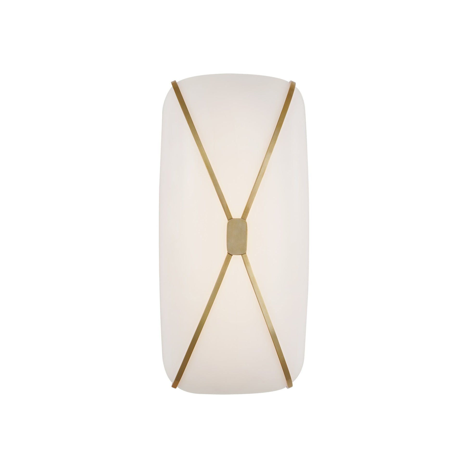 Fondant LED Linear Bath Wall Light in Soft Brass (13.5-Inch).