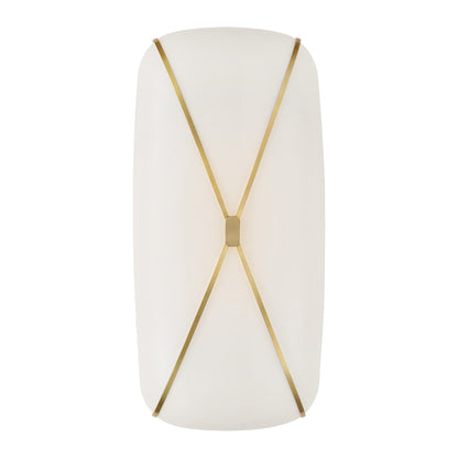 Fondant LED Linear Bath Wall Light in Soft Brass (24-Inch).