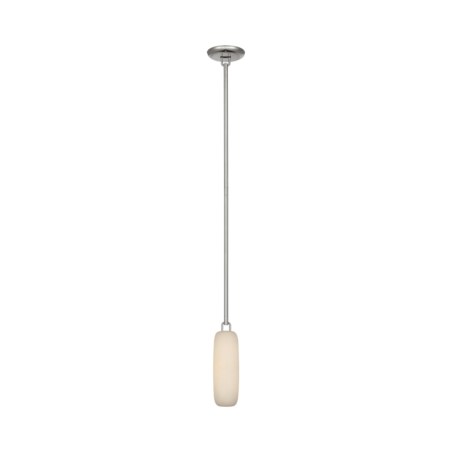 Formosa LED Single Pendant Light in Polished Nickel (Small).
