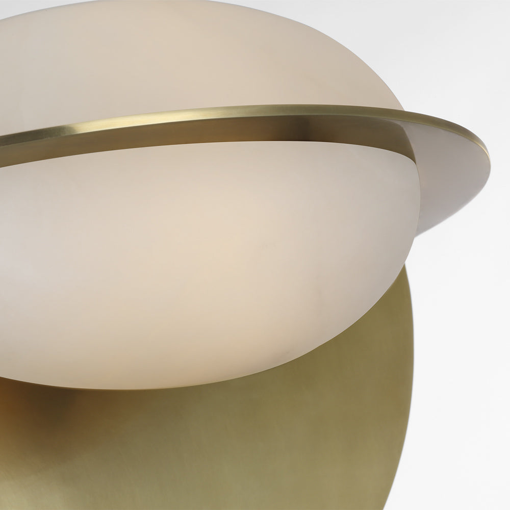 Fosse LED Invertable Oval Wall Light in Detail.