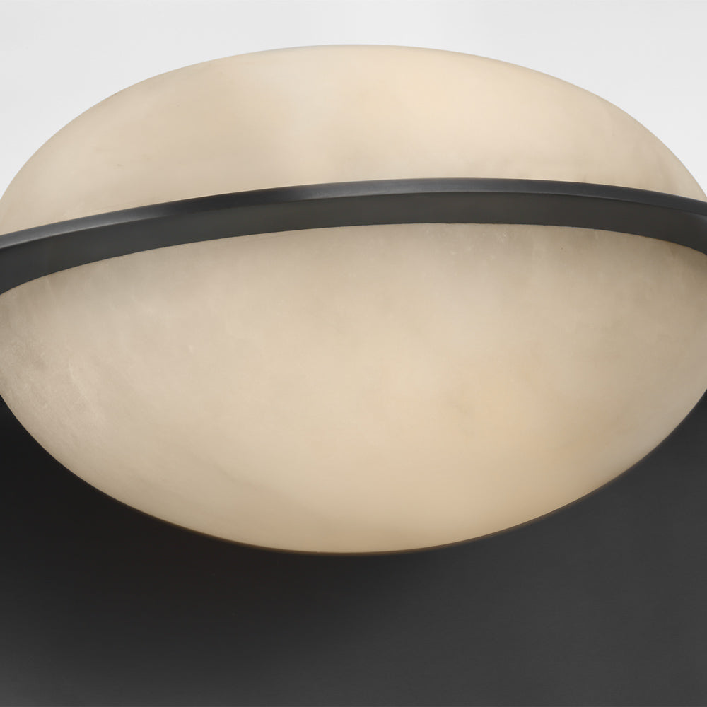 Fosse LED Invertable Oval Wall Light in Detail.