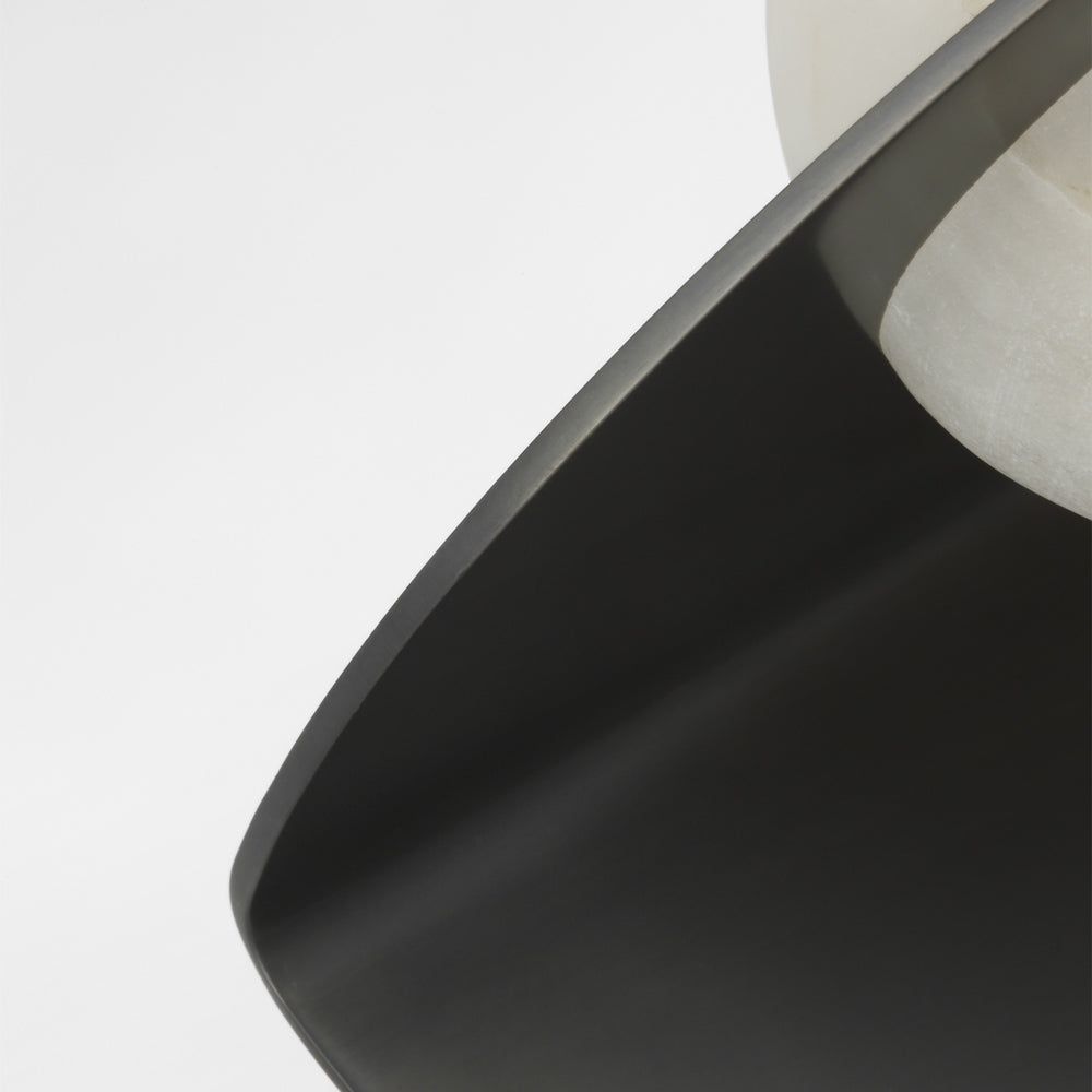 Fosse LED Invertable Oval Wall Light in Detail.