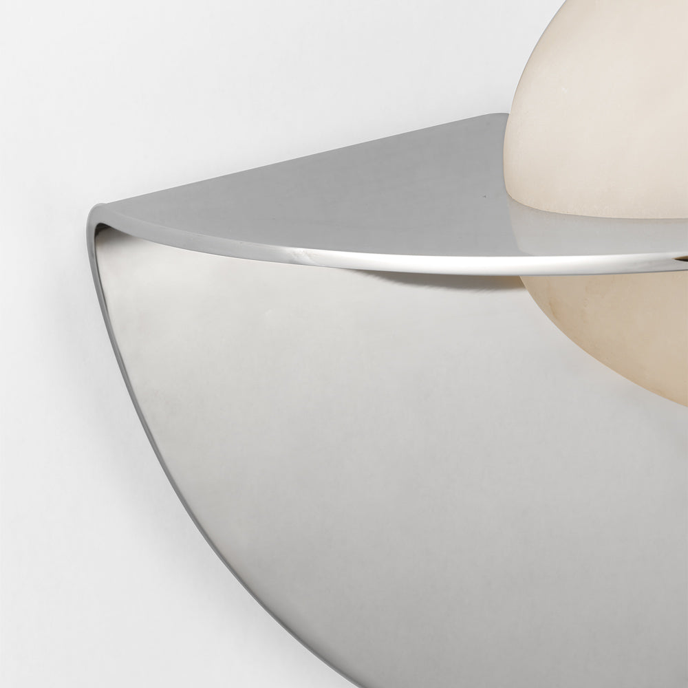 Fosse LED Invertable Oval Wall Light in Detail.