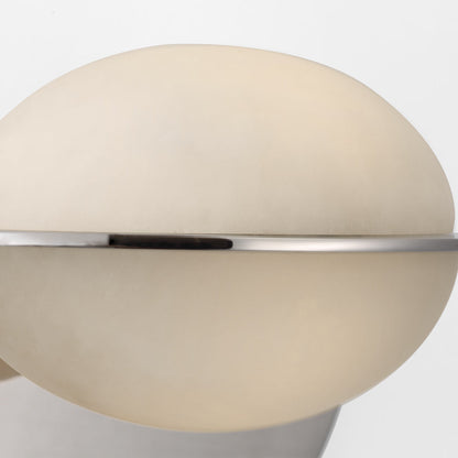 Fosse LED Invertable Oval Wall Light in Detail.