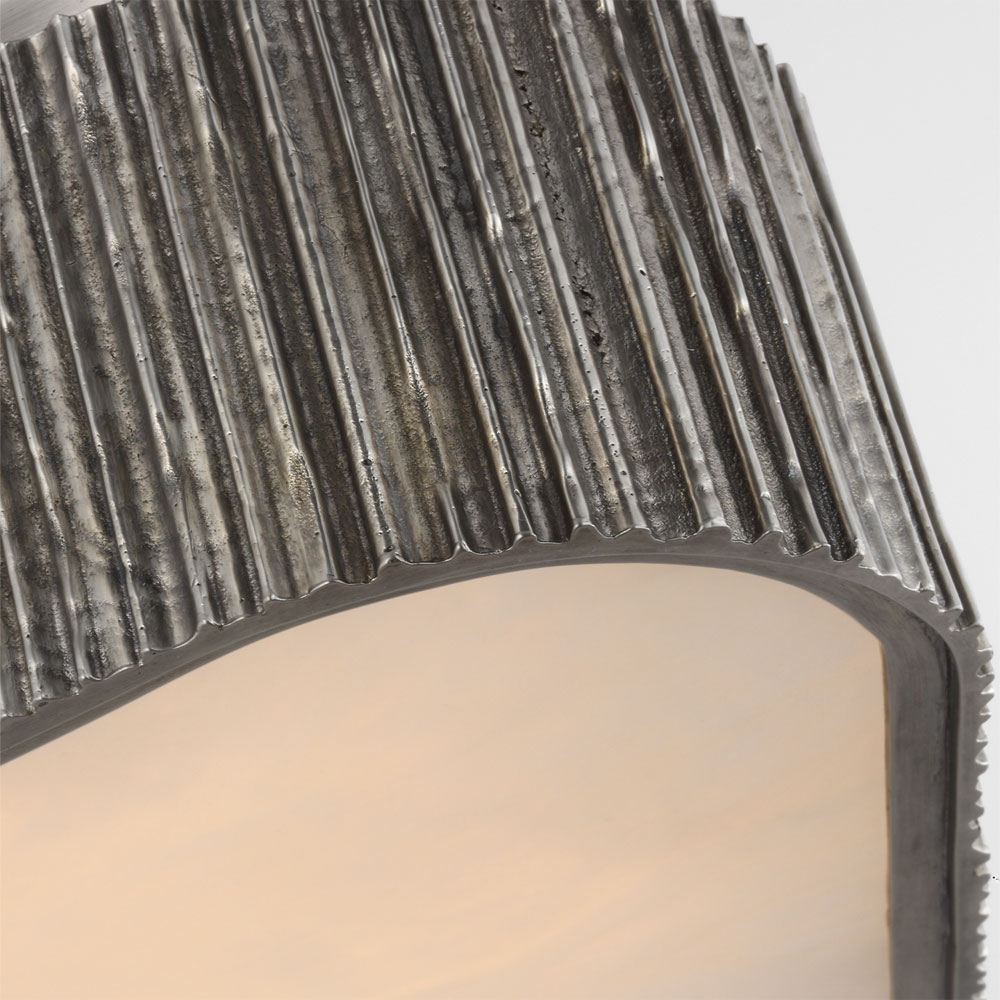 Fumar Asymmetrical LED Flush Mount Ceiling Light in Detail.