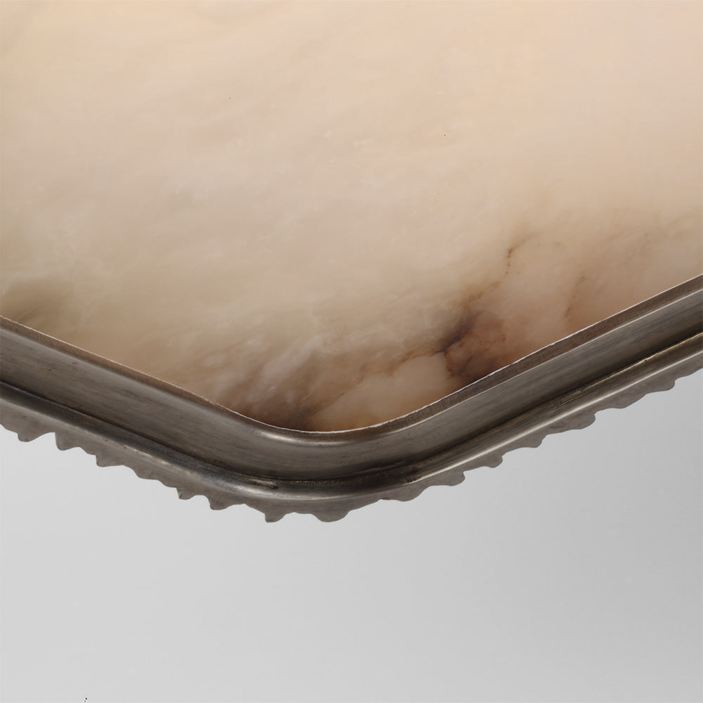 Fumar Asymmetrical LED Flush Mount Ceiling Light in Detail.