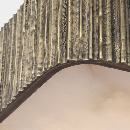 Fumar Asymmetrical LED Flush Mount Ceiling Light in Detail.