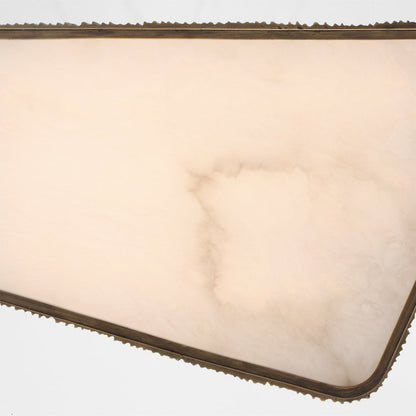 Fumar Asymmetrical LED Flush Mount Ceiling Light in Detail.