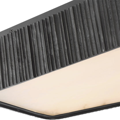 Fumar Asymmetrical LED Flush Mount Ceiling Light in Detail.