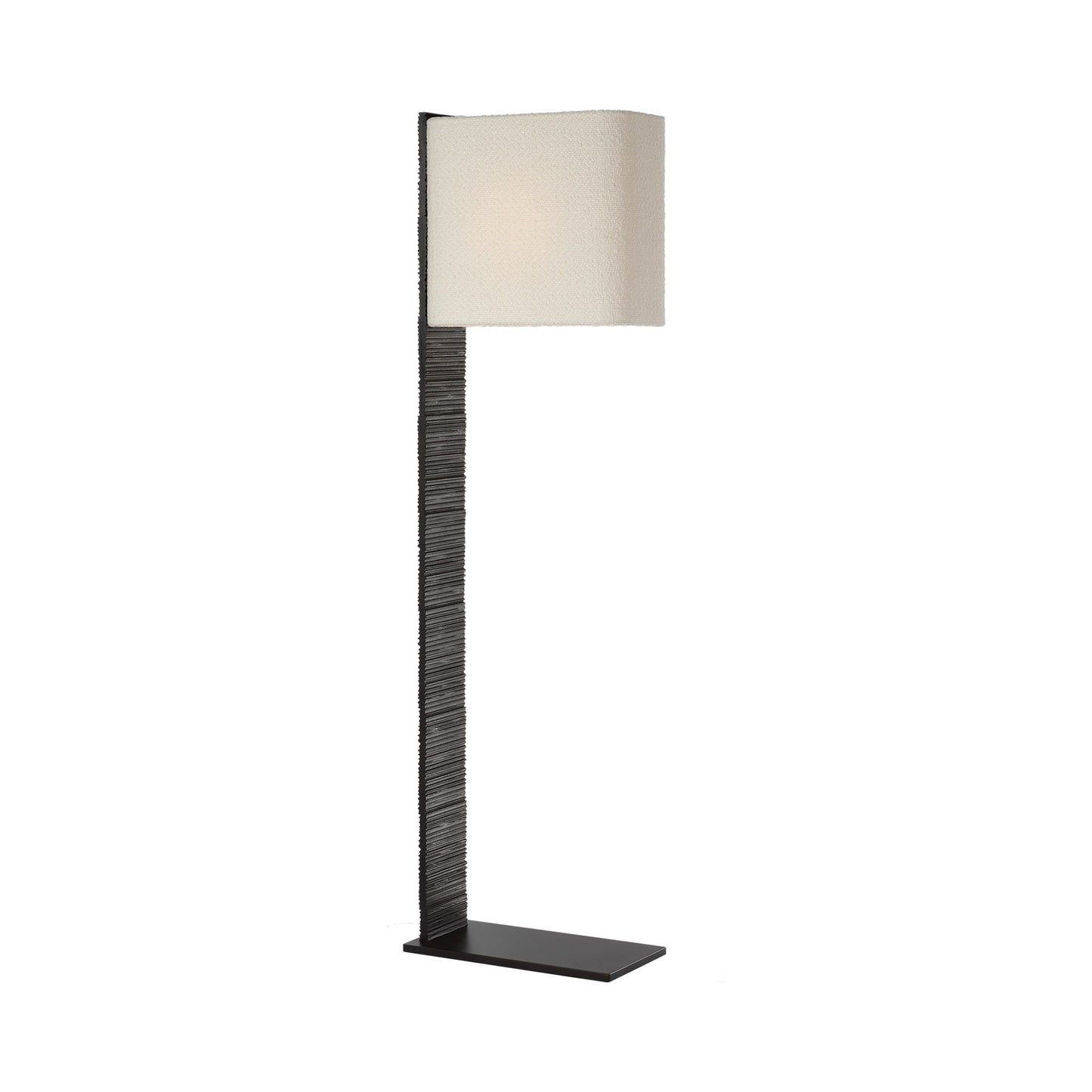 Fumar Floor Lamp in Ridged Carbon.