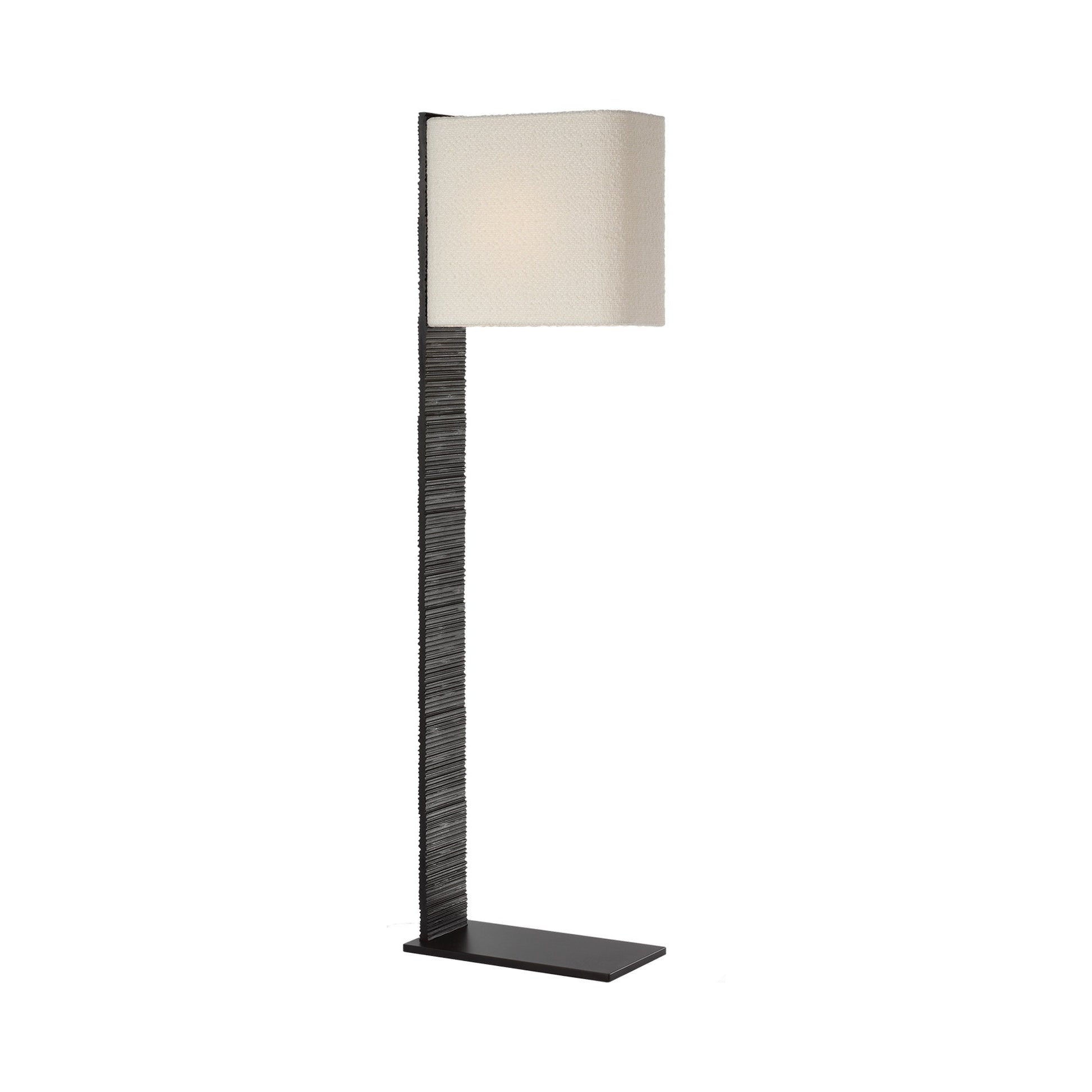 Fumar Floor Lamp in Ridged Carbon.