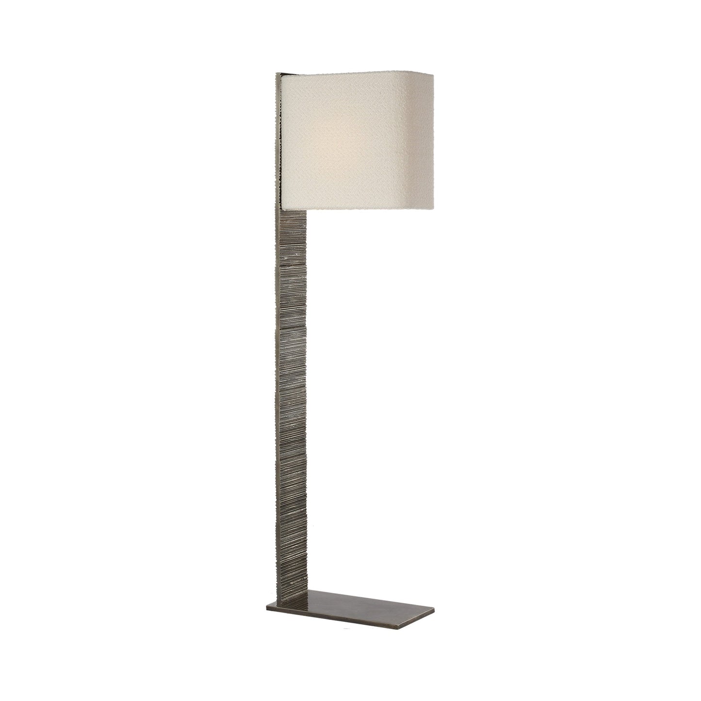 Fumar Floor Lamp in Ridged Graphite.