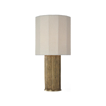 Fumar Table Lamp in Ridged Tombac (Medium).