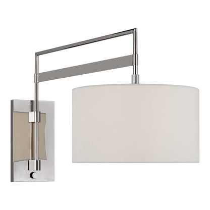 Gael Wall Light in Polished Nickel (Large).