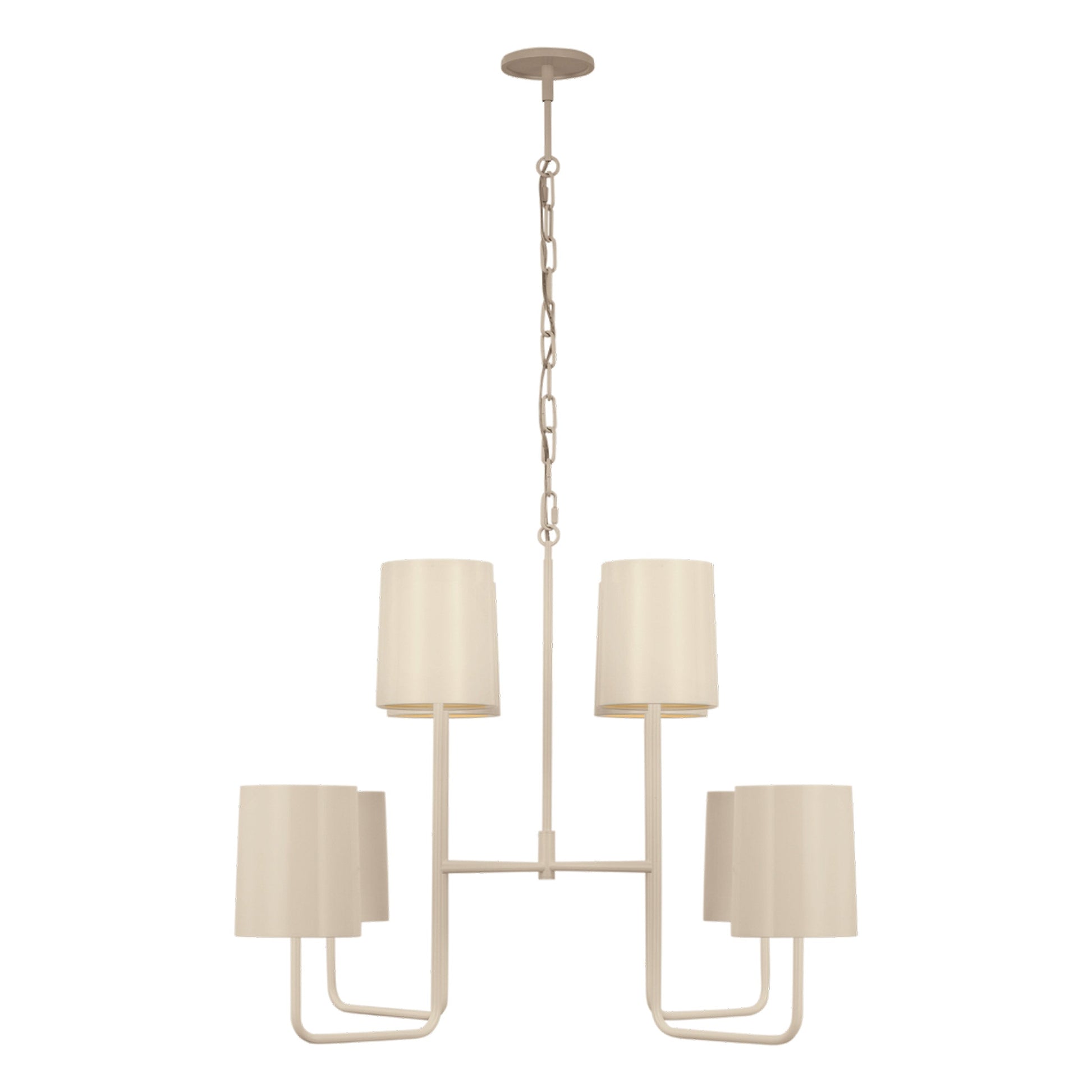 Go Lightly Chandelier in China White/China White (Extra Large).