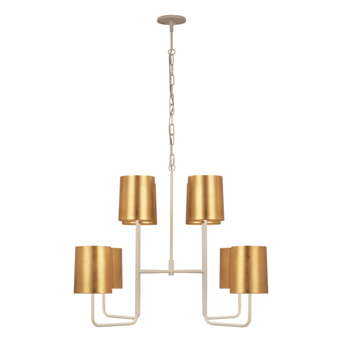 Go Lightly Chandelier in China White/Gild(Extra Large).