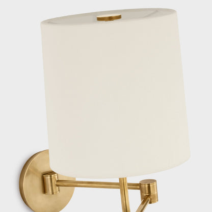 Go Lightly Swing Arm Wall Light in Detail.