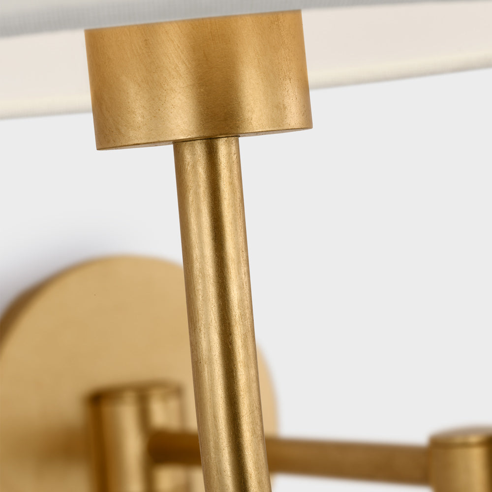 Go Lightly Swing Arm Wall Light in Detail.