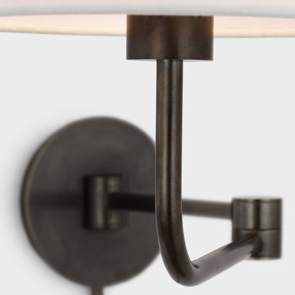 Go Lightly Swing Arm Wall Light in Detail.