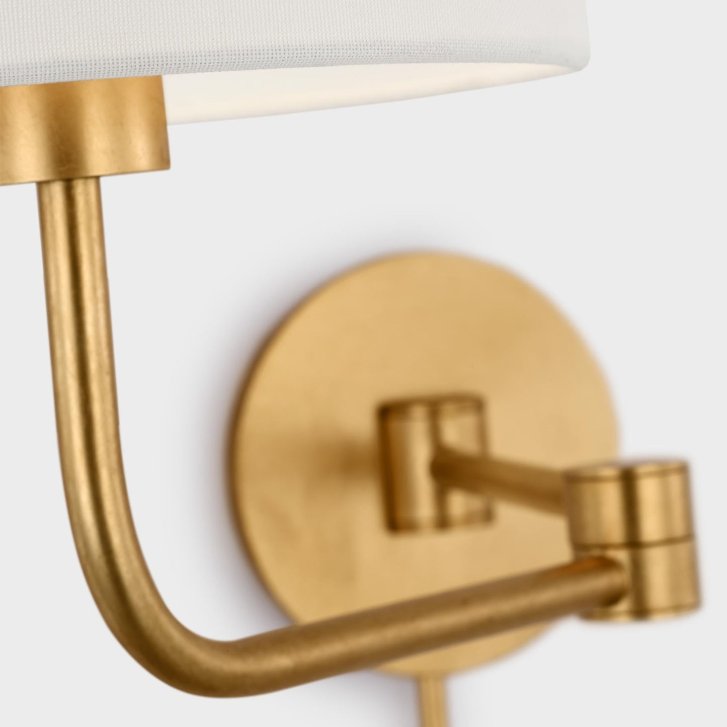 Go Lightly Swing Arm Wall Light in Detail.