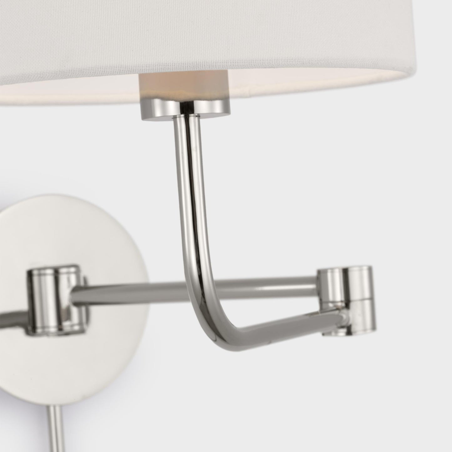 Go Lightly Swing Arm Wall Light in Detail.