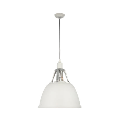 Gunner Pendant Light in White (18-Inch).