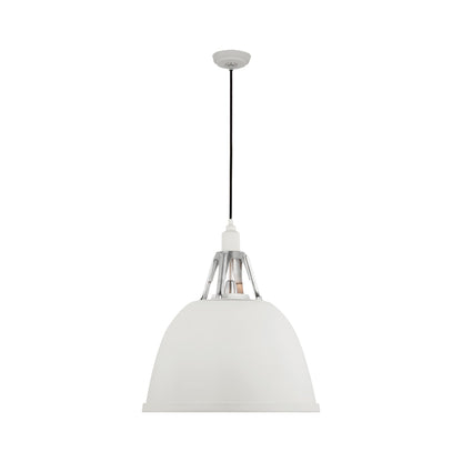 Gunner Pendant Light in White (22-Inch).
