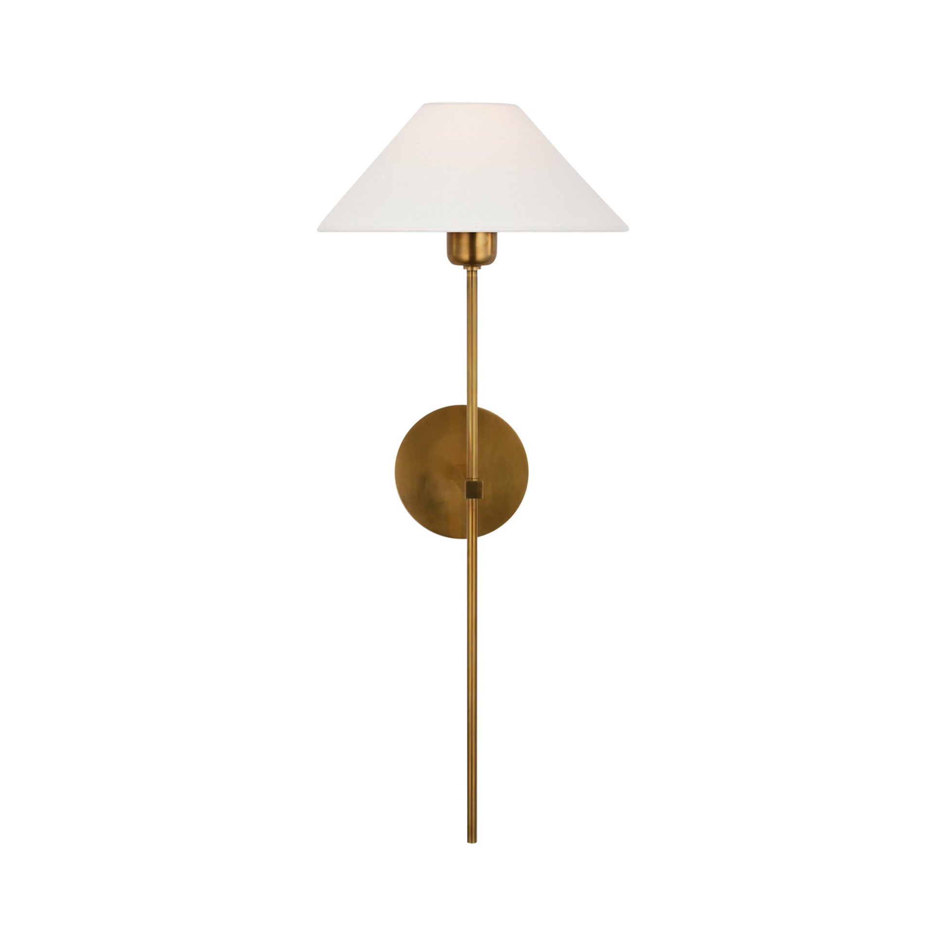Hackney Tail Wall Light in Hand-Rubbed Antique Brass (1-Light).