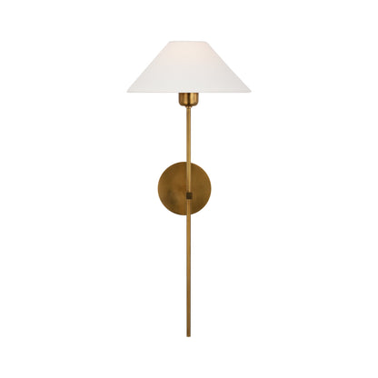 Hackney Tail Wall Light in Hand-Rubbed Antique Brass (1-Light).