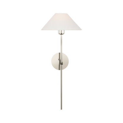 Hackney Tail Wall Light in Polished Nickel (1-Light).