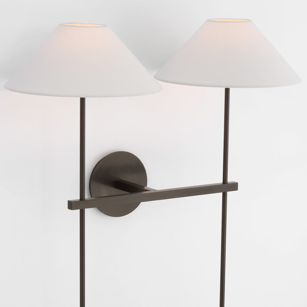 Hackney Tail Wall Light in Detail.