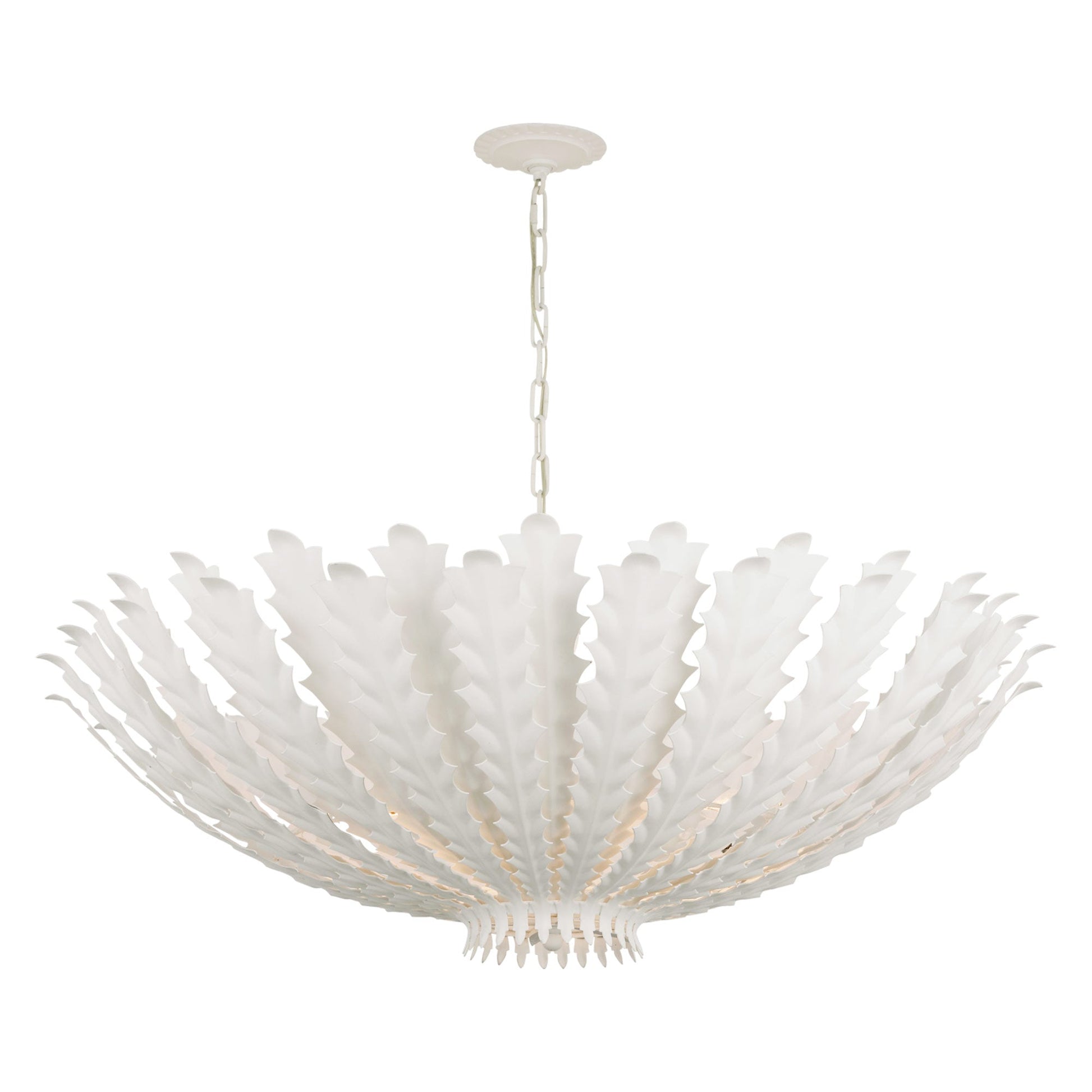 Hampton Chandelier in Plaster White (Extra Large).