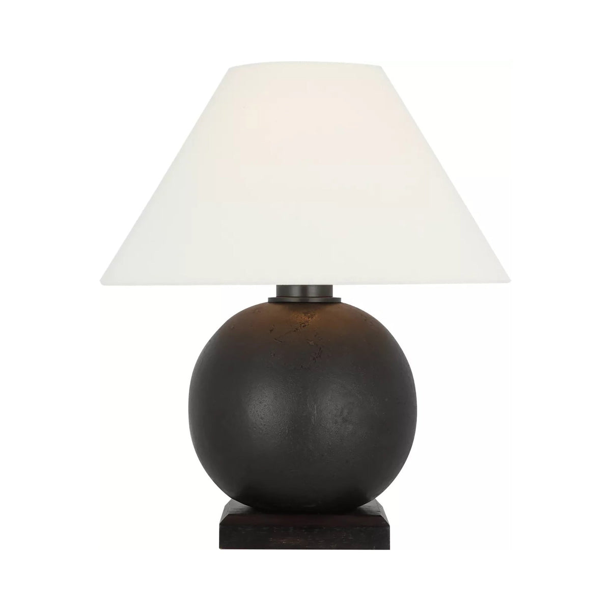 Hardwick Table Lamp in Museum Bronze and Black Ebony (12.25-Inch).