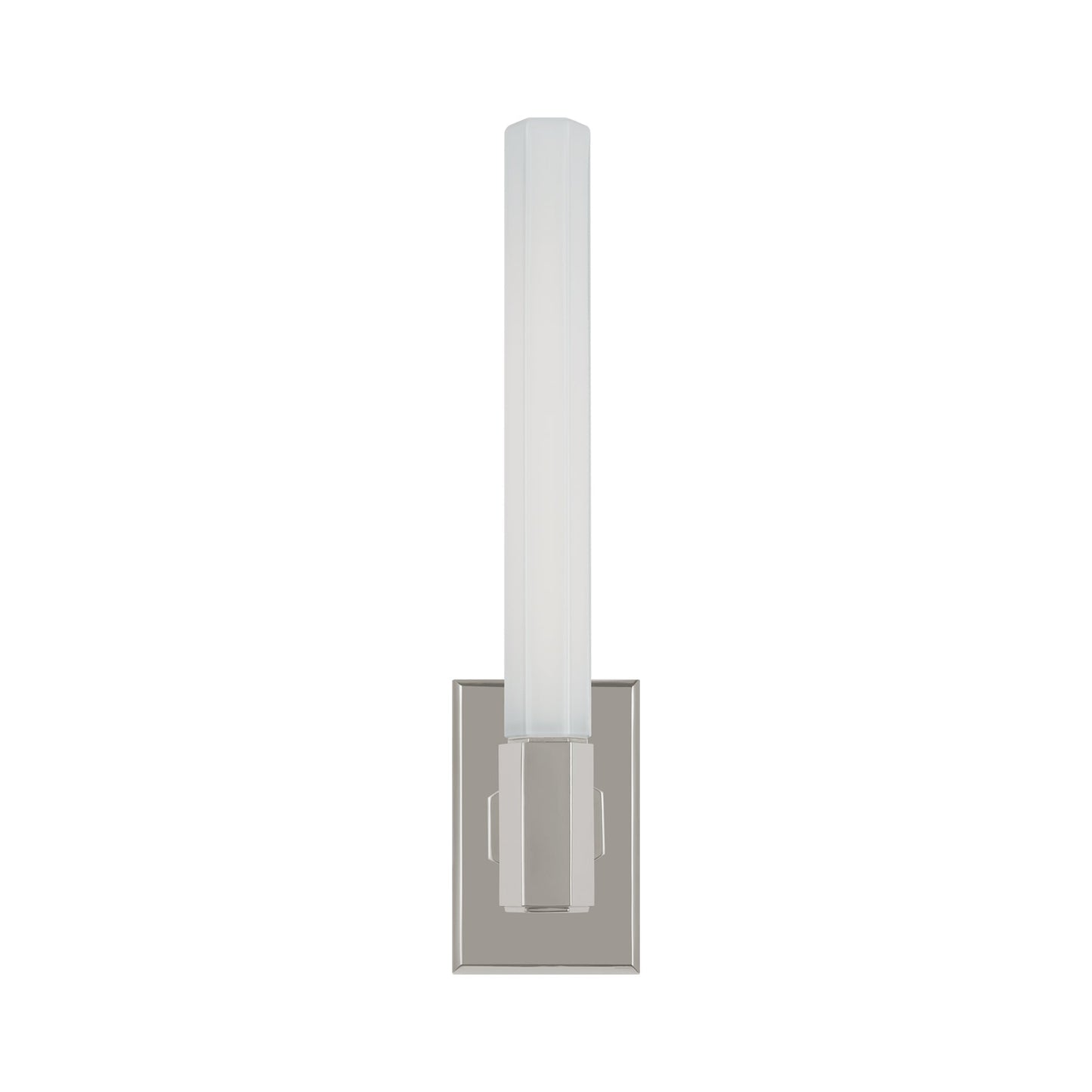 Hawthorne LED Bath Wall Light in Polished Nickel (1-Light).