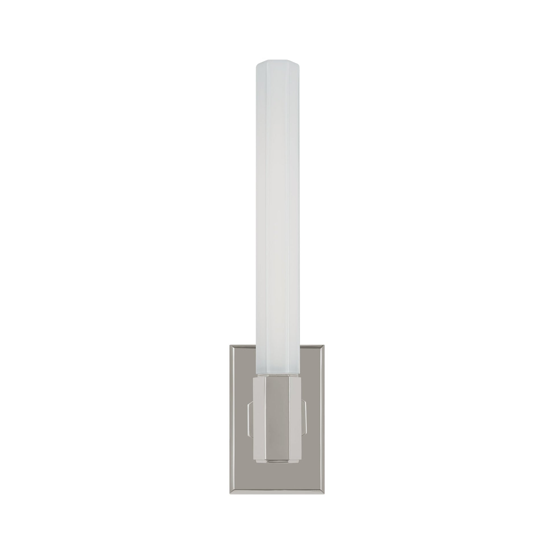 Hawthorne LED Bath Wall Light in Polished Nickel (1-Light).