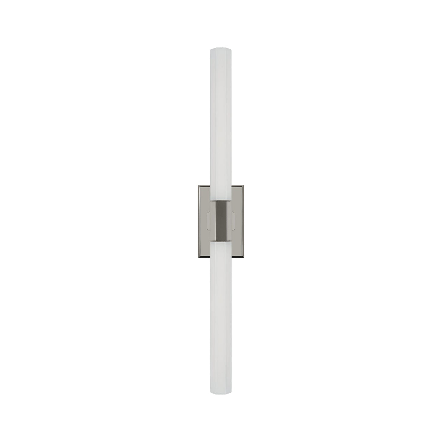 Hawthorne LED Bath Wall Light in Polished Nickel (2-Light).