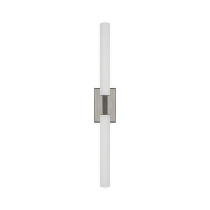 Hawthorne LED Bath Wall Light in Polished Nickel (2-Light).