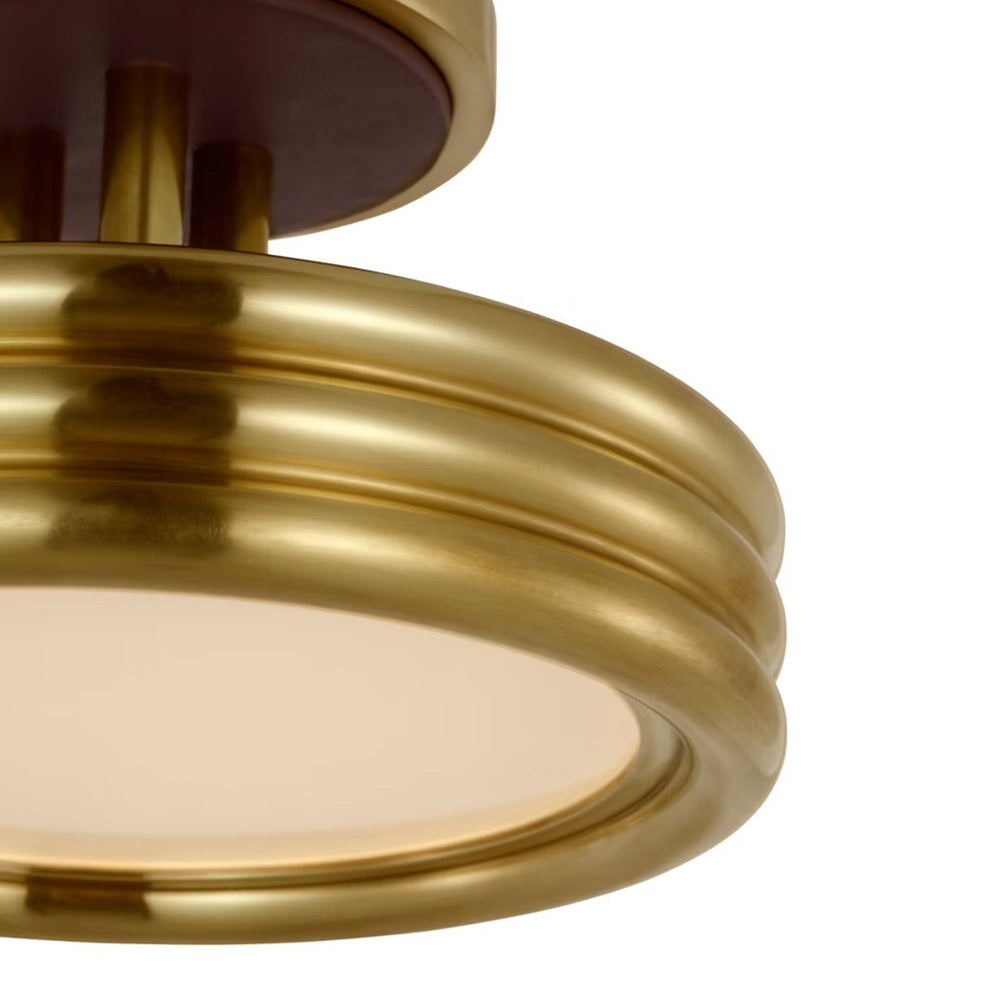 Hudson St. LED Semi Flush Mount Ceiling Light in Detail.
