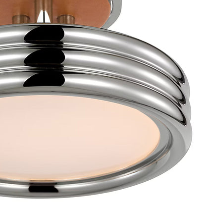 Hudson St. LED Semi Flush Mount Ceiling Light in Detail.