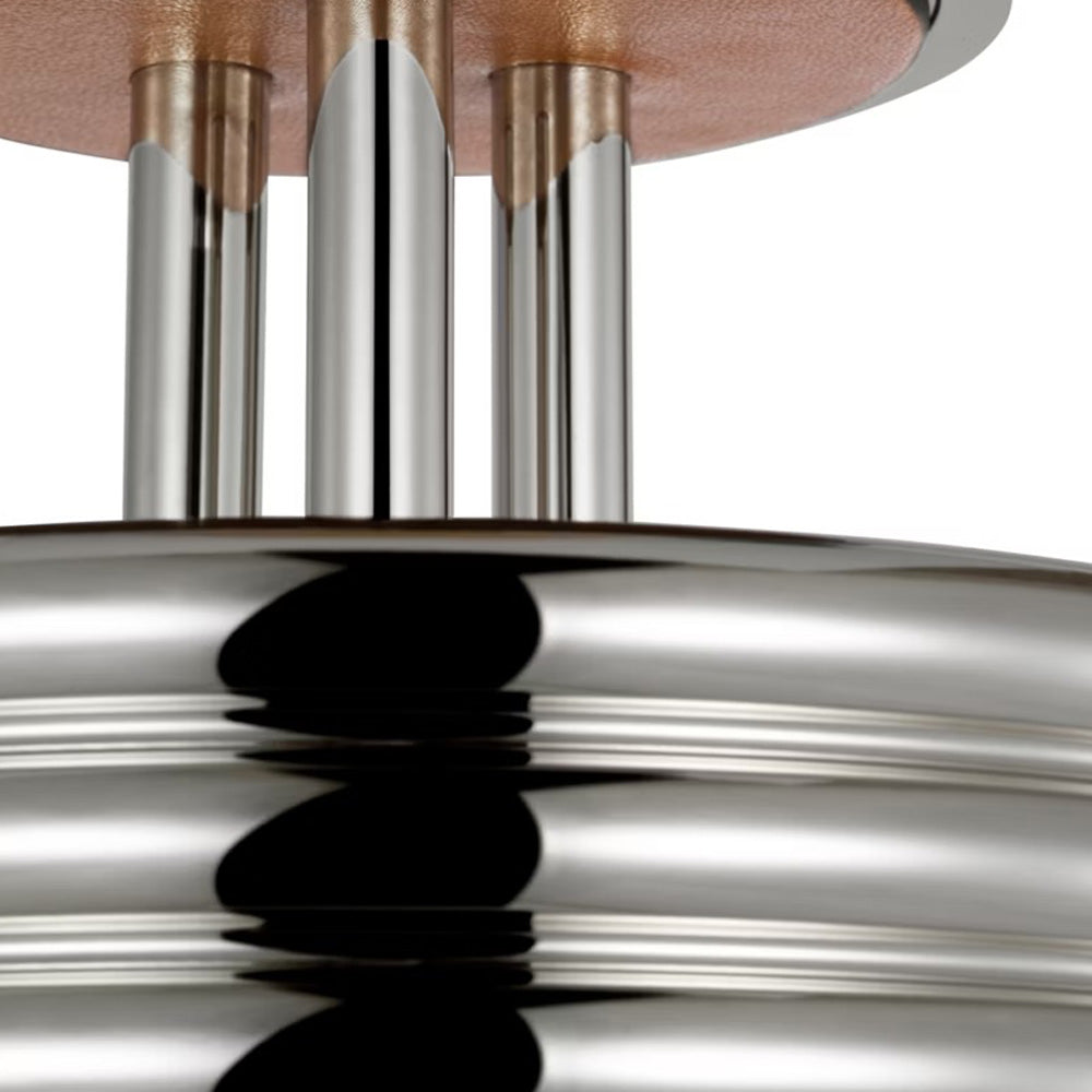 Hudson St. LED Semi Flush Mount Ceiling Light in Detail.