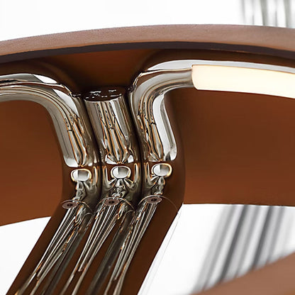 Hudson St. Linear LED Chandelier in Detail.