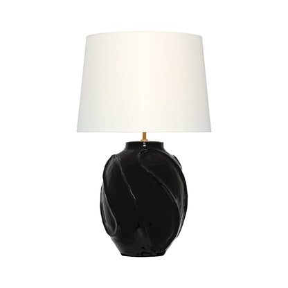 Idalia Table Lamp in Raven Black.
