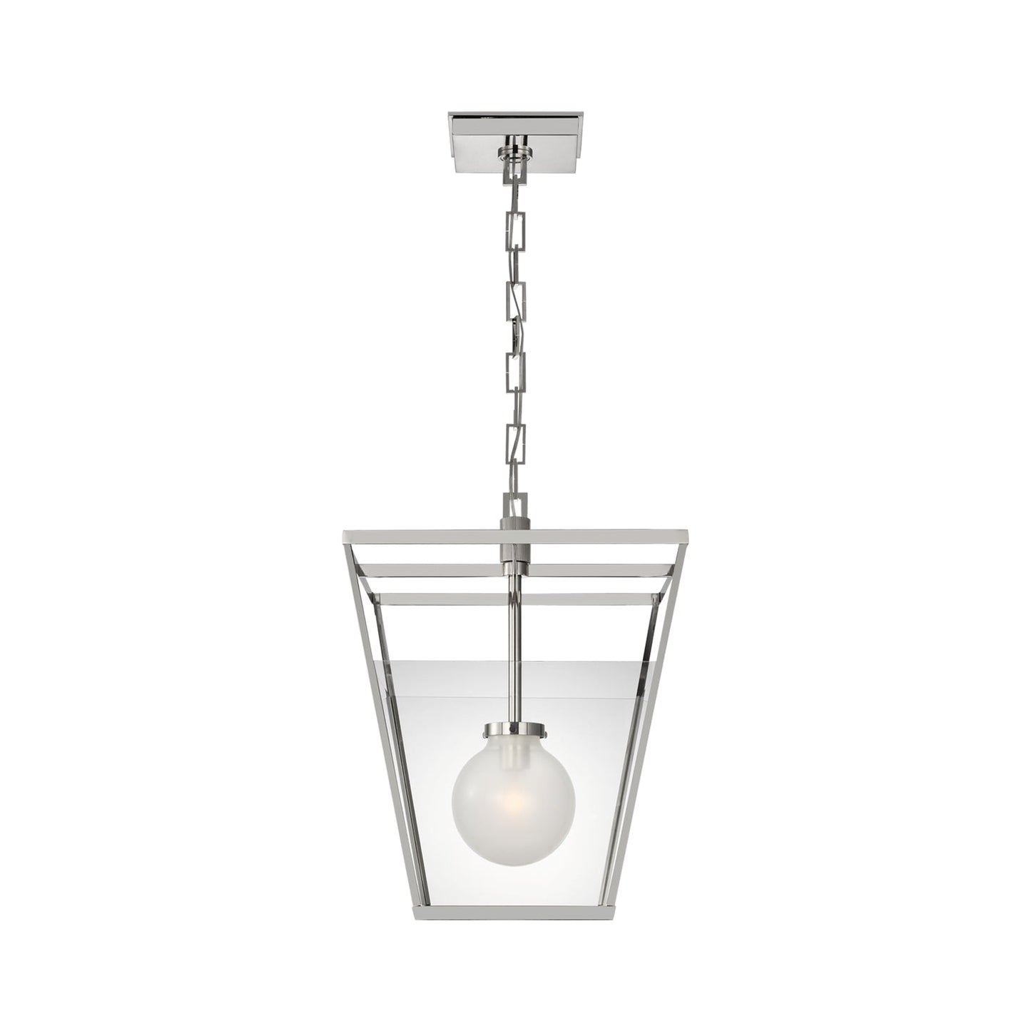 Illume Pendant Light in Polished Nickel.